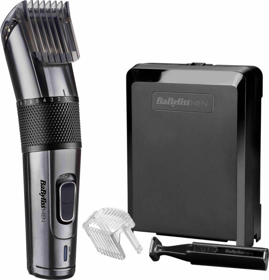 BaByliss Carbon Titanium Tondeuse E978E 26 Lengtes Carbon Titanium messen