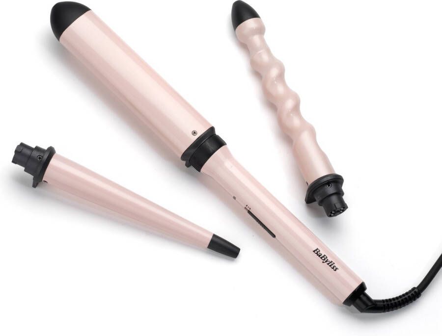 BaByliss Curl & Wave Trio MS750E Multistyler krultang 3 accessoires