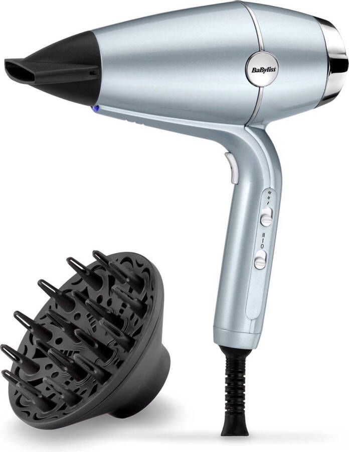 BaByliss Hydro-Fusion 2100 Föhn D773DE Advanced Plasma Technologie Diffuser 2100 Watt - Foto 2