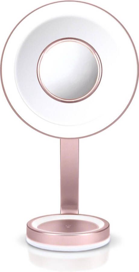 BaByliss LED Beauty Mirror Make-Up Spiegel 9450E LED-verlichting met 3 instellingen Afneembaar magnetisch spiegeltje 10x vergrotend