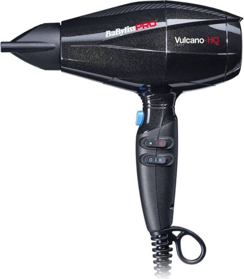 BaByliss Pro Vulcano HQ Ionic Hair Dryer Black 2400W
