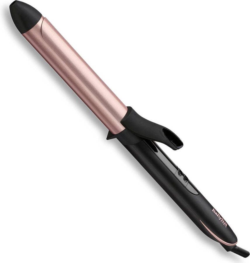 BaByliss Rose-Quartz 25mm krultang C451E 6 temperatuurinstellingen Extra lange cilinder met quartz-keramische coating