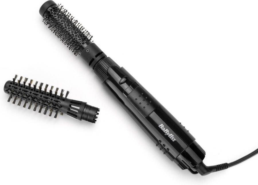 BaByliss Smooth Shape Airstyler Föhnborstel AS86E Geschikt voor korter haar 2 opzetborstels Coolshot