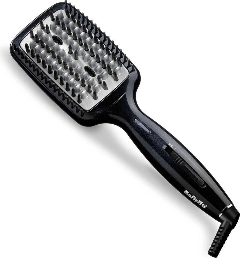 BaByliss Smoothing Heated Brush Stijlborstel HSB101E 3 Temperatuurinstellingen 1 95m Meedraaiend snoer