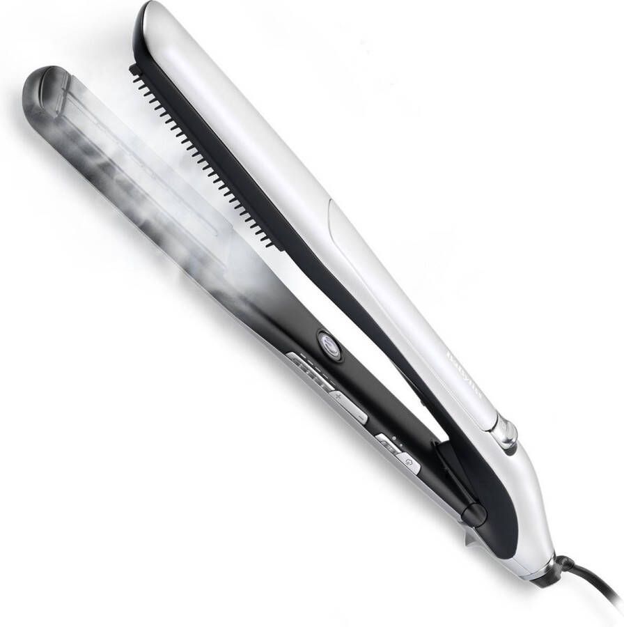 BaByliss Steam Lustre Styler Stoom Stijltang ST595E Geschikt voor Dun Beschadigd of Dik Haar 5 Temperatuurinstellingen 2 Stoomfuncties