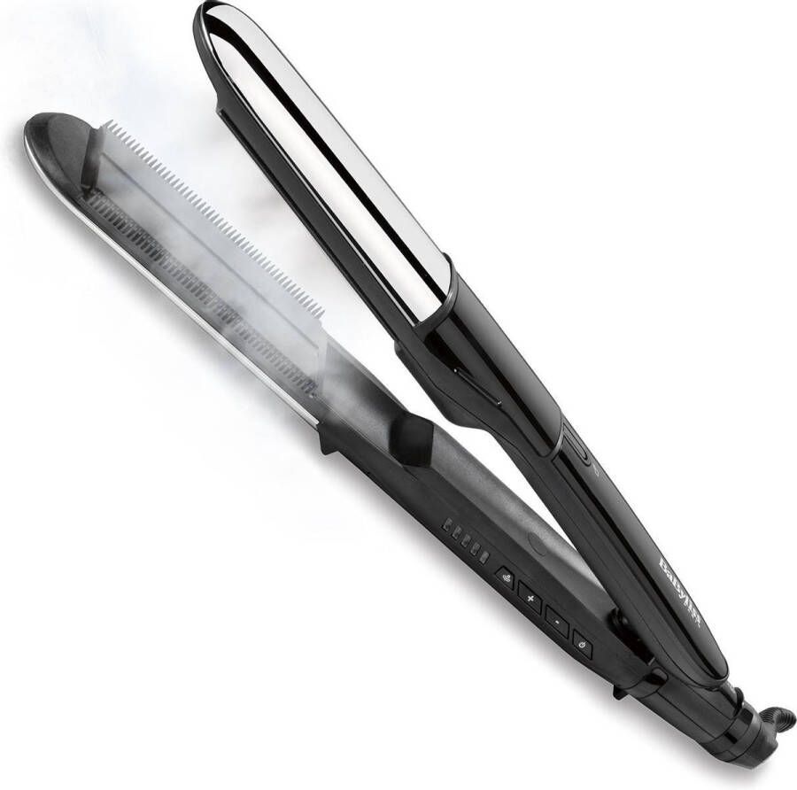 BaByliss Steam Pure Stoomstijltang ST495E 39mm platen Krulfunctie