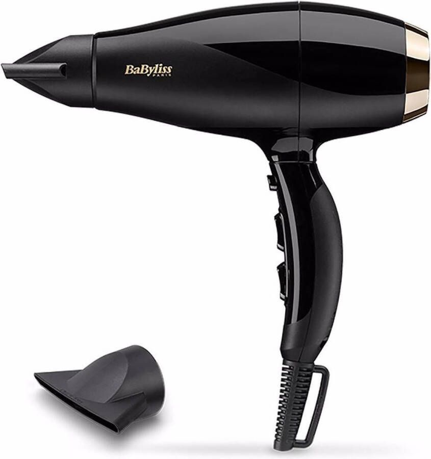 BaByliss Super Pro 2300 Föhn 6714E Ionische anti-pluis functie Krachtig 2300 Watt 2 Blaasmonden