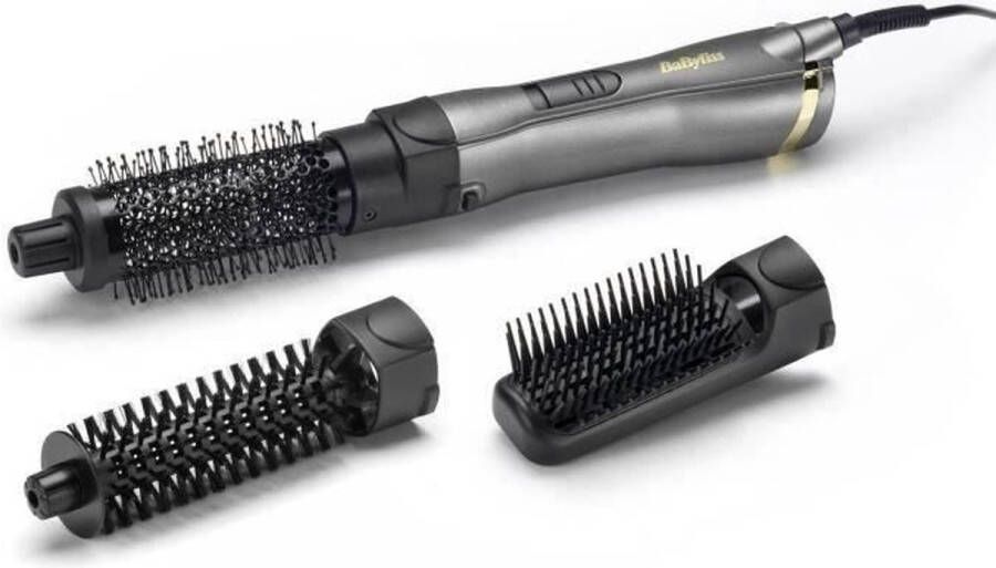 BaByliss Titanium Gold blaasborstel AS85TE 800 W 2 temperaturen Frisse lucht