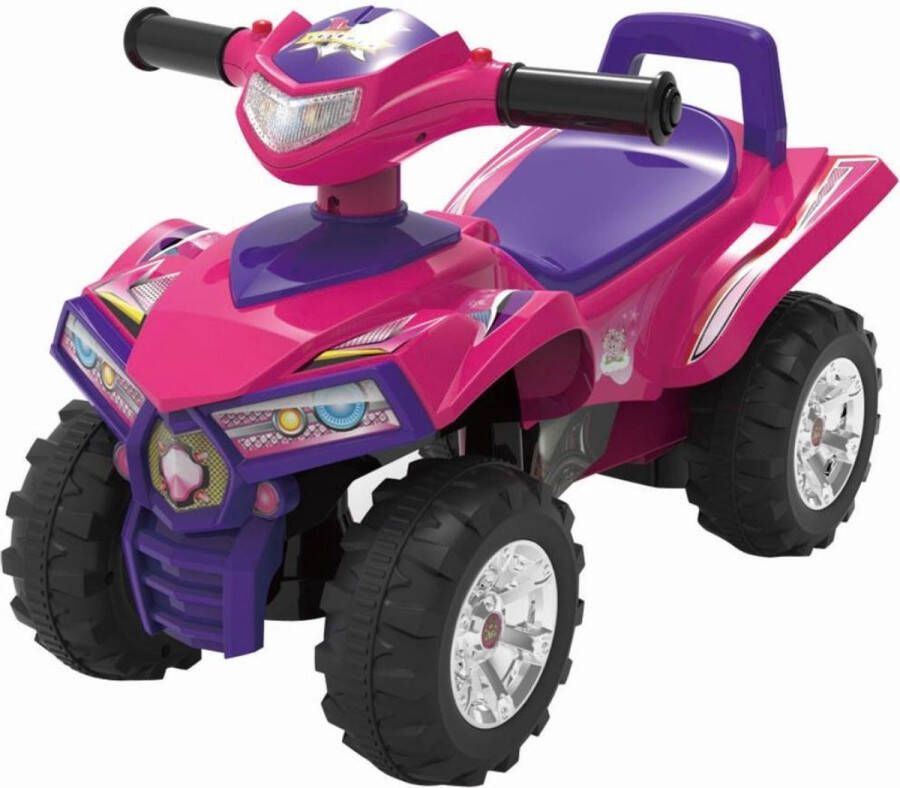 Babymix Loopauto roze paars