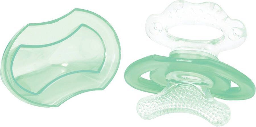 Babyono Baby Ono First Teeth Groen 3m+ Verkoelend Silicone Bijtspeeltje 1008 03