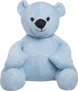 Baby's Only Knuffelbeer Cable Teddybeer Knuffeldier Baby knuffel Baby Blauw 35 cm Baby cadeau
