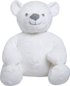 Baby's Only Knuffelbeer Cable Teddybeer Knuffeldier Baby knuffel Wit 35 cm Baby cadeau