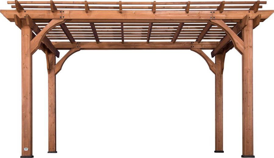 Backyard Discovery Pergola 305x426cm Hout – Cederhouten constructie – Paaldikte 14x14cm