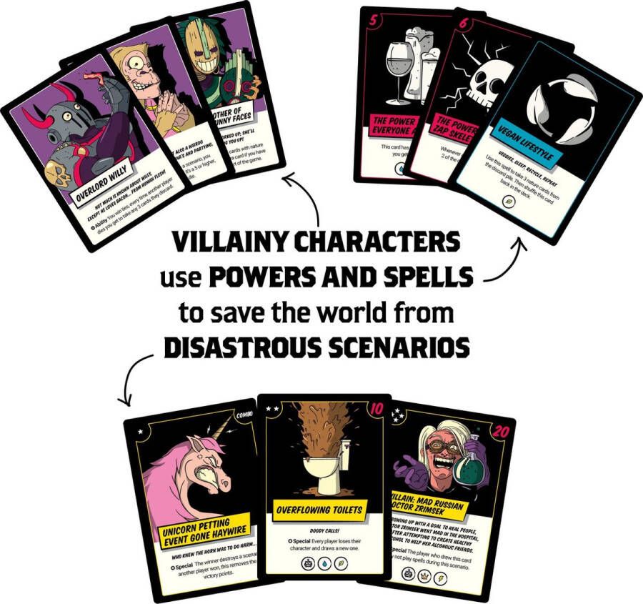 Bad Samaritans : The Comic Book Style card game! Bordspel kaartspel partyspel spel voor volwassenen