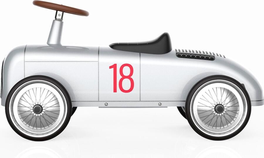 Baghera Roadster Union Type C- Loopauto Retro Racewagen zilver