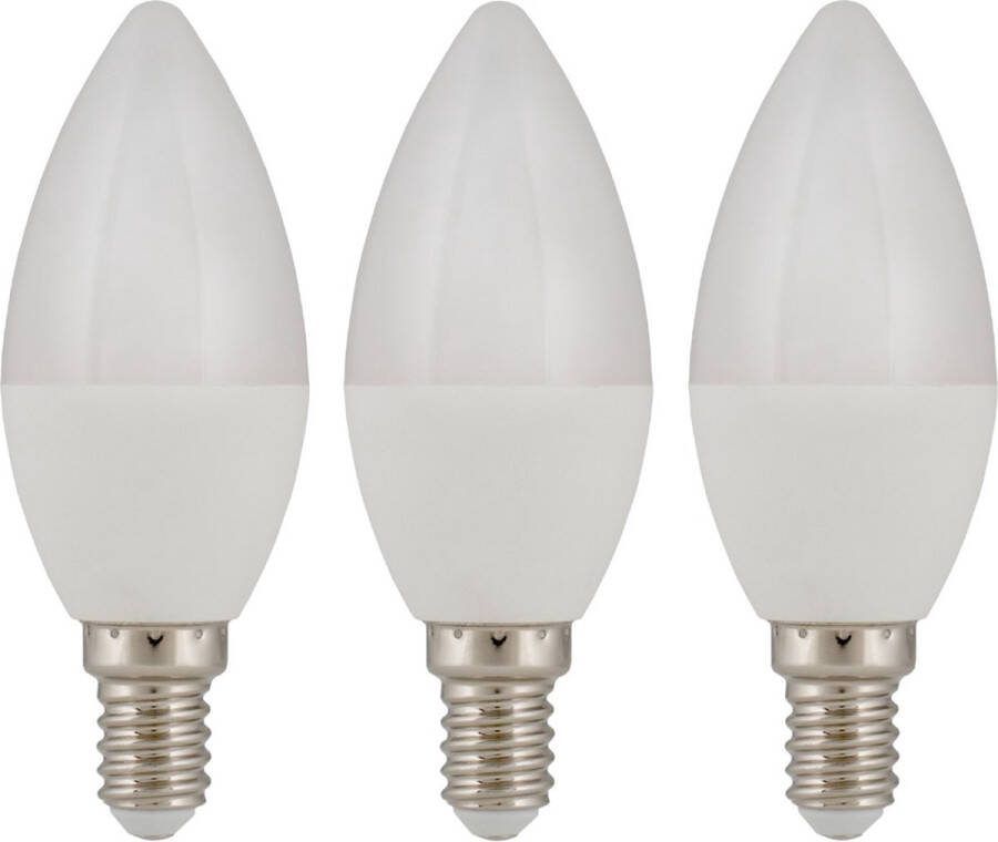 Bailey LED lamp bol E14 5.5W 470lm warm wit 2700K per 3 stuks (145219)