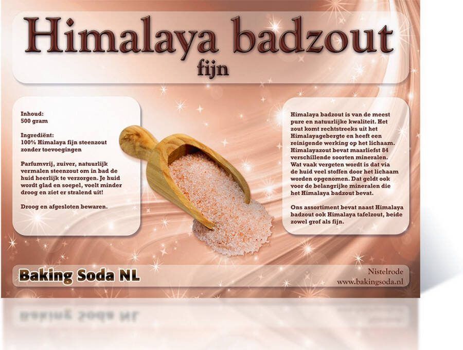 Baking Soda NL Himalaya badzout fijn 1000 gram