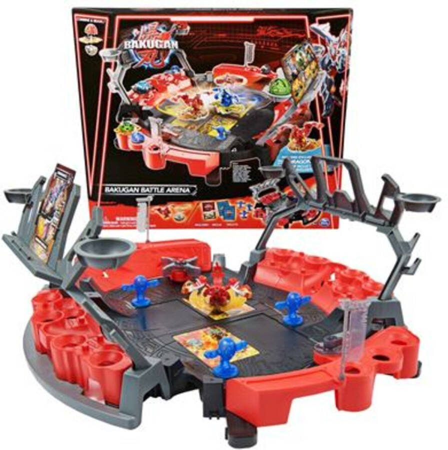 Bakugan Battle Arena met unieke Special Attack Dragonoid spinnend actiefiguur met speelset