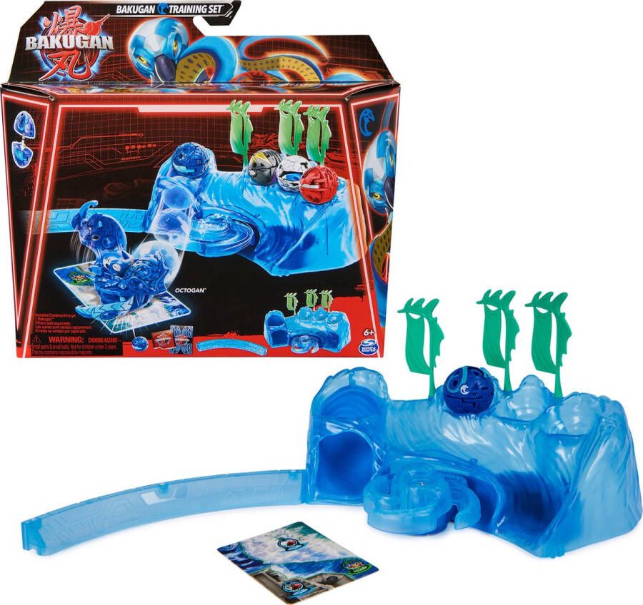 Bakugan Training Set met Octogan- spinnend actiefiguur ruilkaarten en speelset