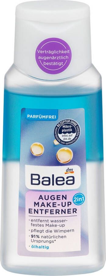 Balea 2in1 Oogmake-up remover op oliebasis 100 ml