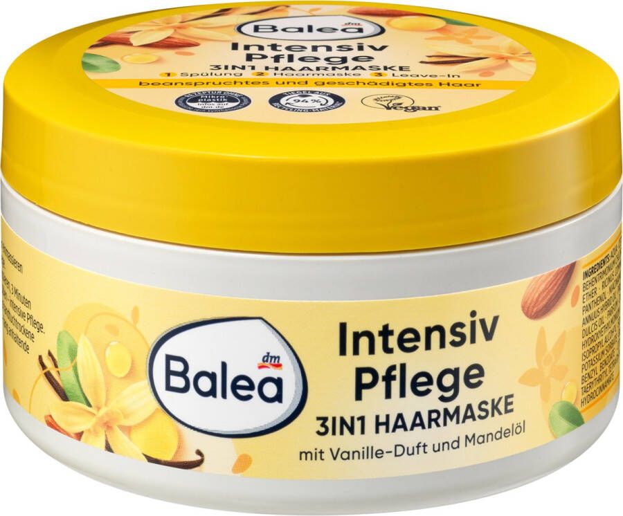 Balea 3in1 Haarmasker Intensieve Verzorging 300 ml