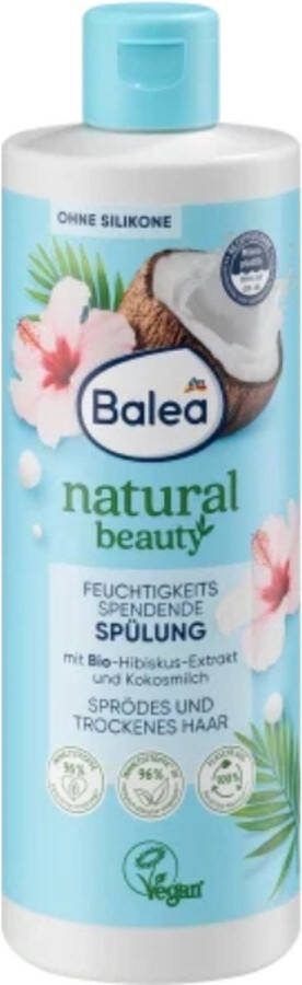Balea Conditioner Natural Beauty biologisch hibiscusextract en kokosmelk 350 ml
