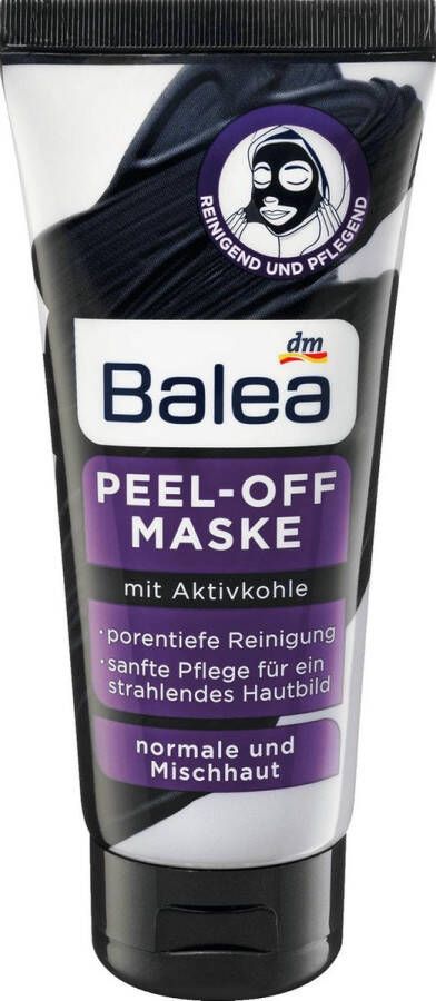 Balea DM Gezichtsmasker Peel-Off met actieve kool (100 ml)