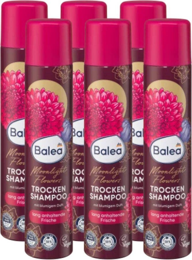 Balea Droogshampoo Moonlight Flowers VOORDEELVERPAKKING 6x200ml Fris en Fruitig