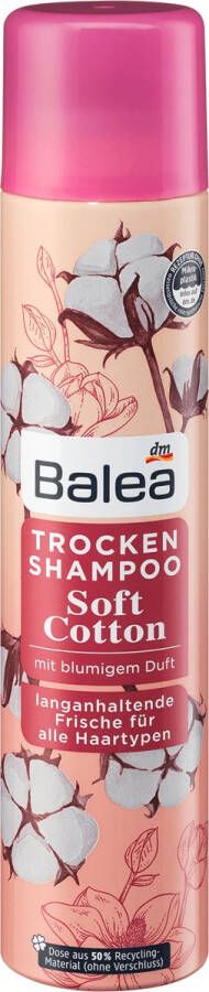 Balea Droogshampoo Zacht Katoen 200 ml