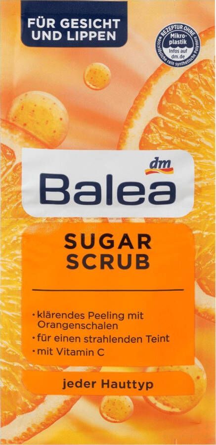 Balea Gezichtsmasker Peeling Sugar Scrub Vitamine C (16 ml)