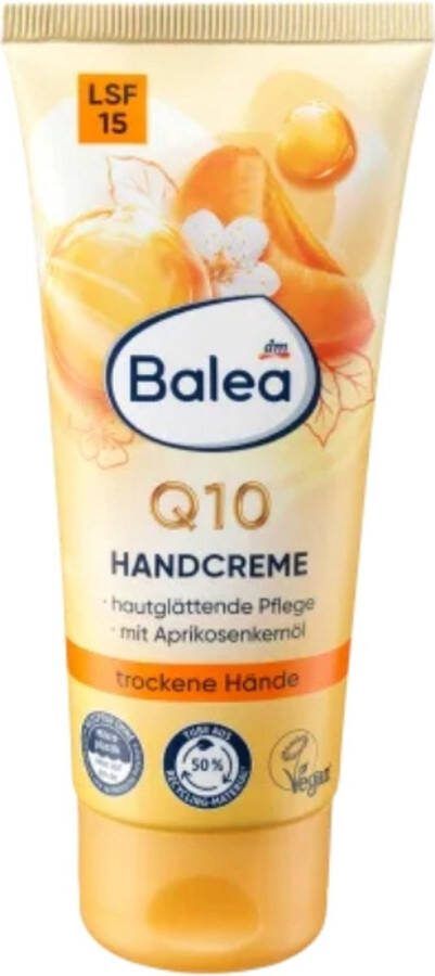 Balea Handcrème Q10 met abrikozenolie en SPF15 100 ml