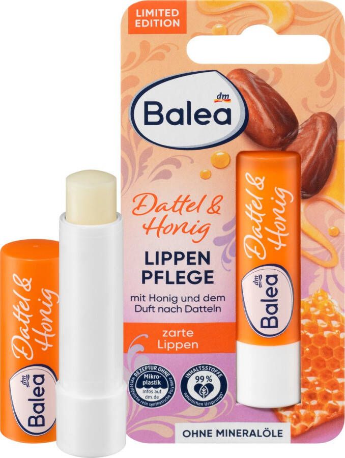 Balea Lippenbalsem Dadel honing 4 8 g