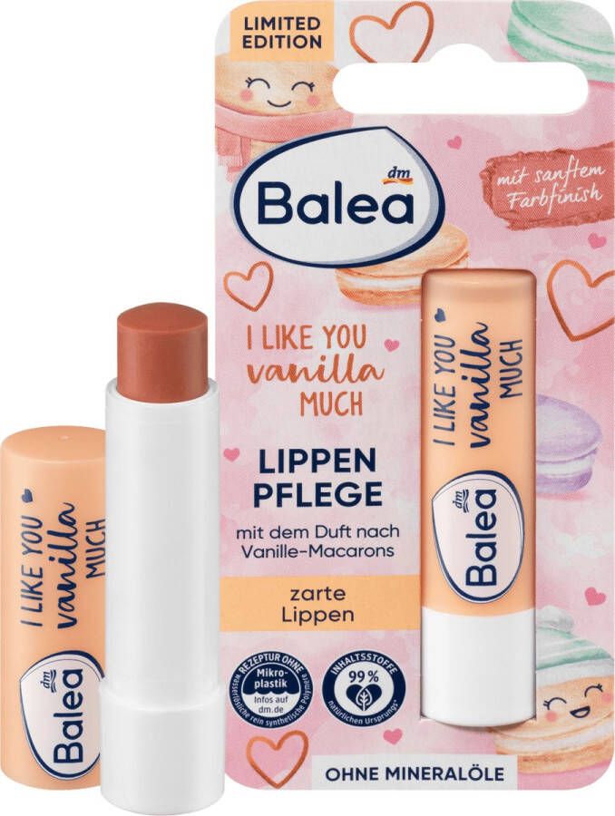 Balea Lippenbalsem I like you vanilla much 4.8 g