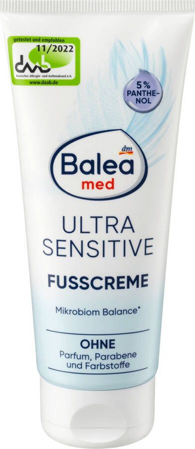 Balea Med Voetcrème Ultra Sensitive 100 ml