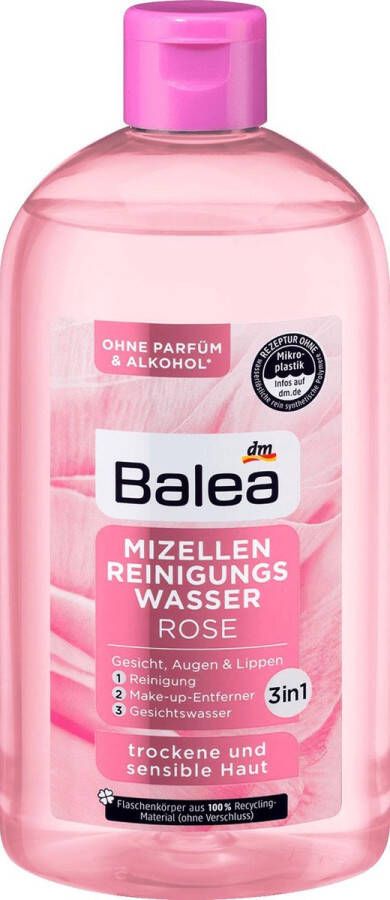 Balea Micellair Reinigingswater voor de droge en gevoelige huid (400 ml)