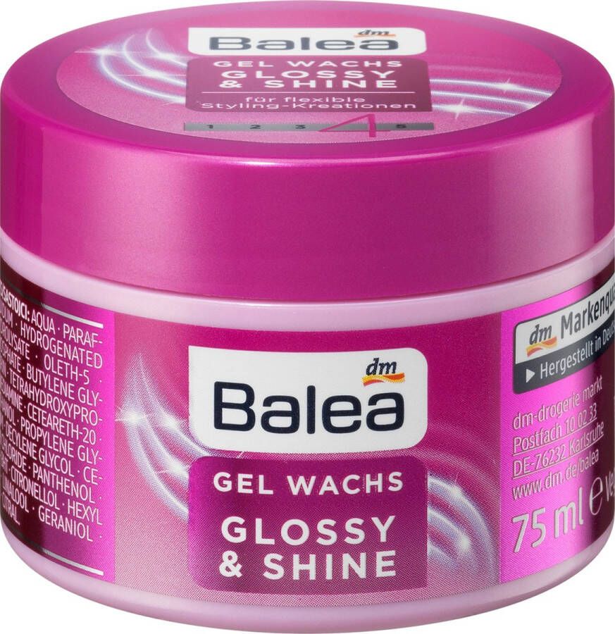 Balea Styling Gel Glossy & Shine Gel Wax 75ml