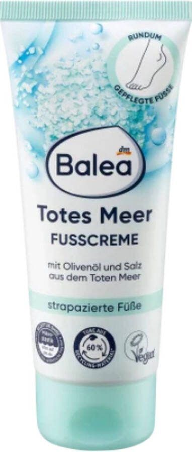 Balea Voetcrème Dode Zee Mineralen 100ml Dermatologisch getest