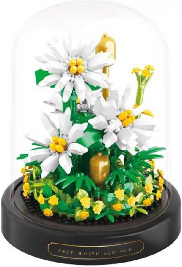 Balody White Daisies 18473 Bloemen Bouwpakket Nanoblock Bouwstenen Hobby