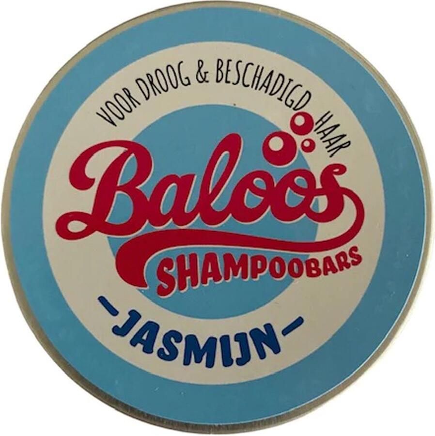 Baloos Shampoobar Jasmijn in handige opbergblik