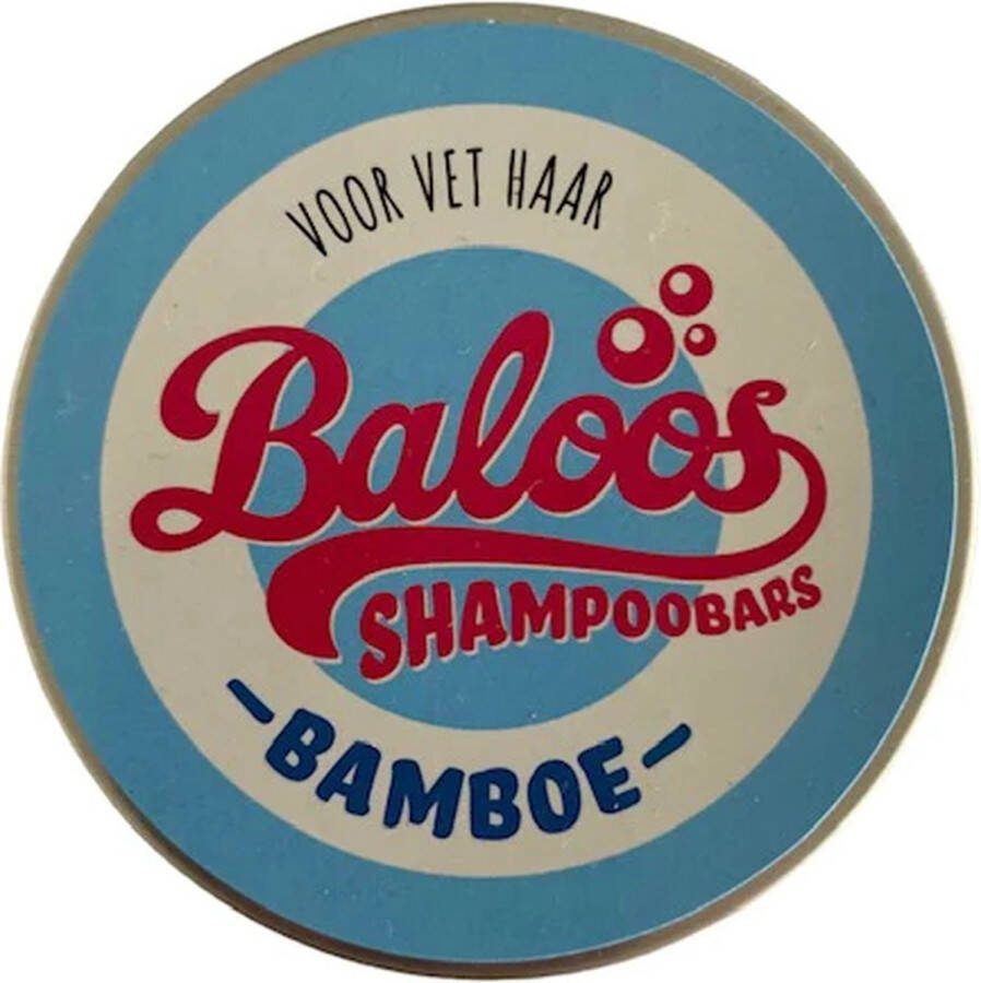 Baloos Shampoobar Bamboe in handige opbergblik