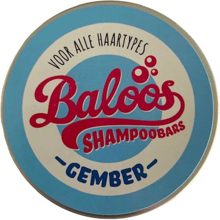 Baloos Shampoobar Gember in handige opbergblik
