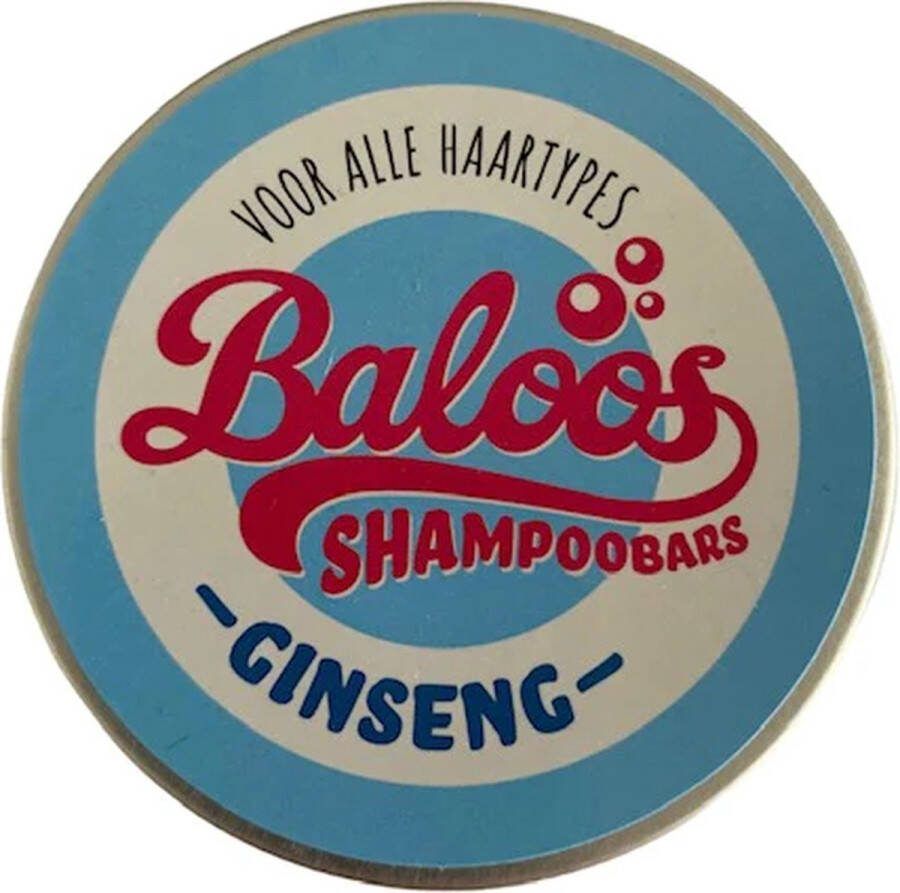 Baloos Shampoobar Ginseng in handige opbergblik