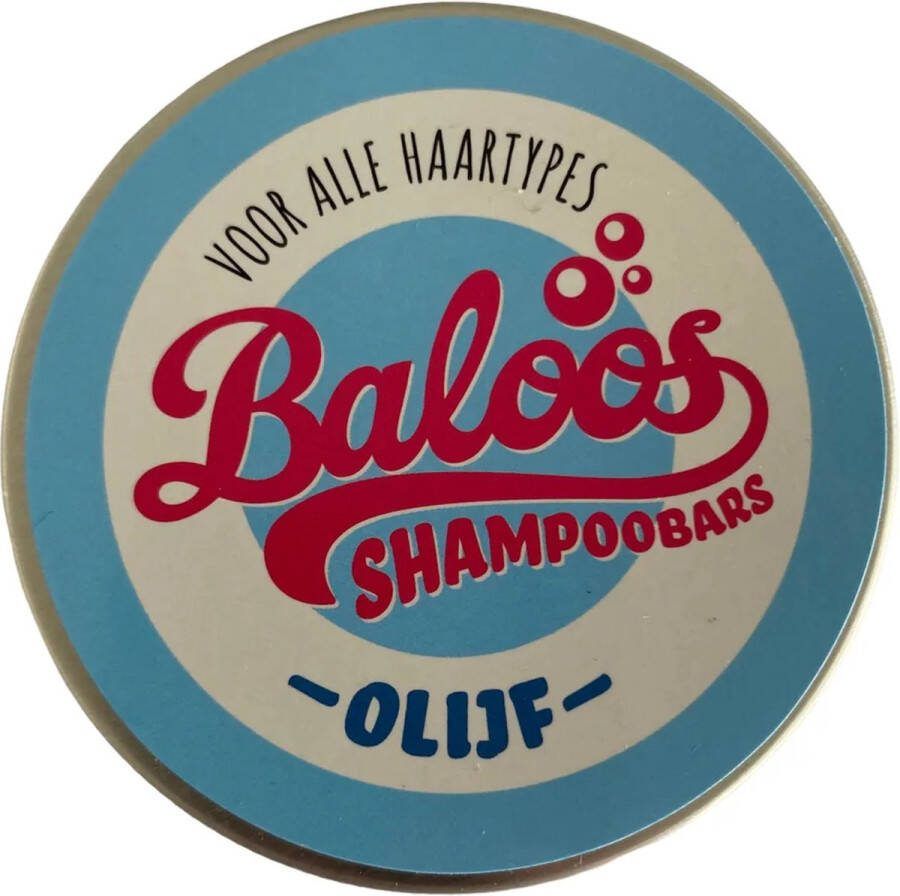 Baloos Shampoobar Olijf in handige opbergblik