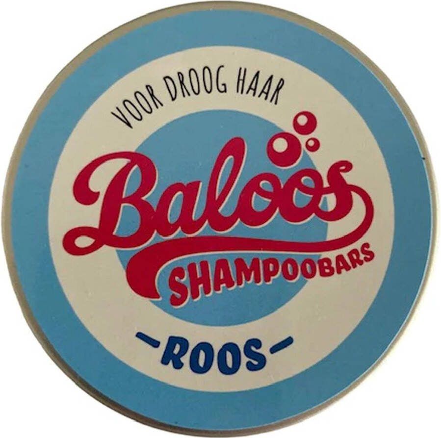 Baloos Shampoobar Roos in handige opbergblik
