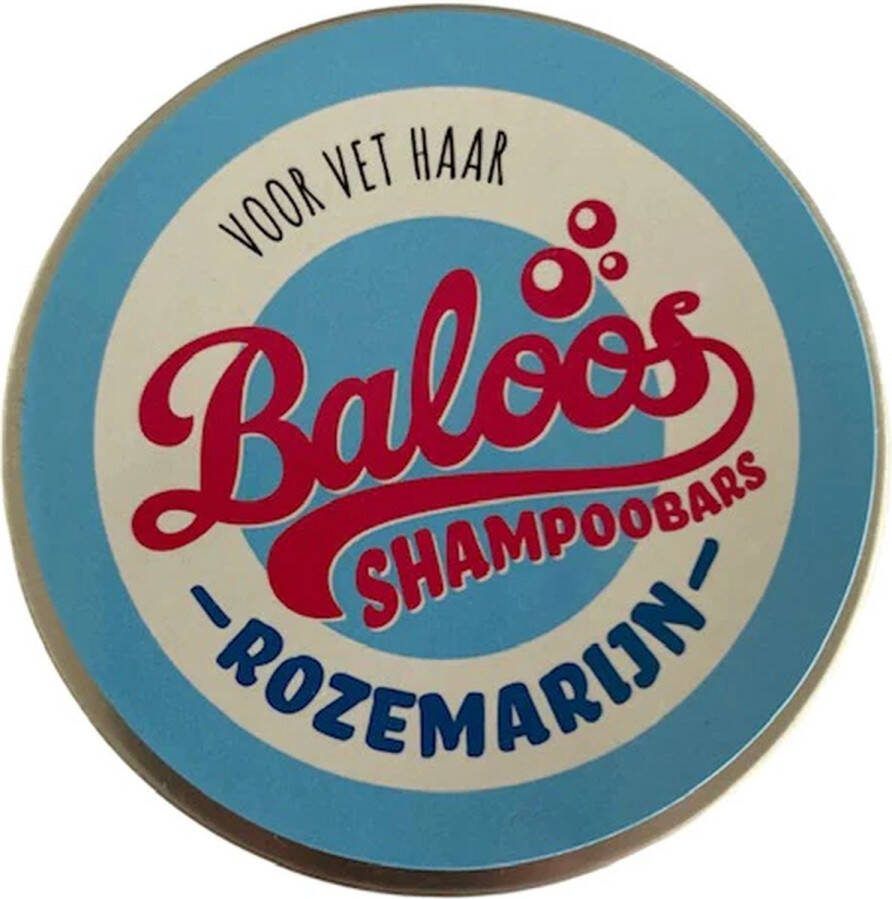Baloos Shampoobar Rozemarijn in handige opbergblik
