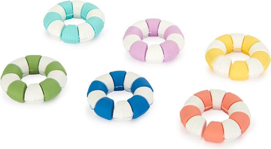 Balvi Glasmarkers Floats Set van 6 Kleuren