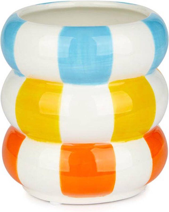 Balvi Bloempot Meerkleurig Keramiek 12cm