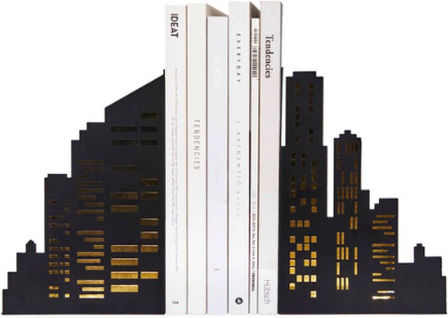 Balvi boekensteunen Skyline met licht