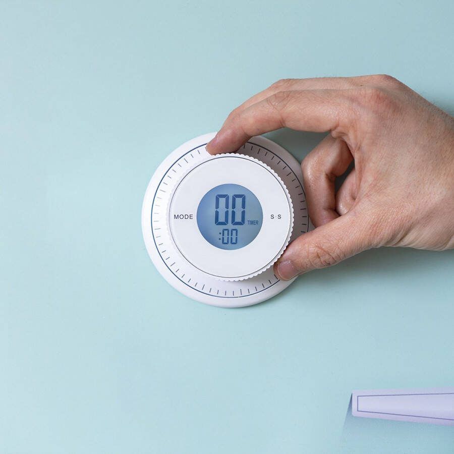 Balvi Timer en Clock Combi Wit 2X AAA