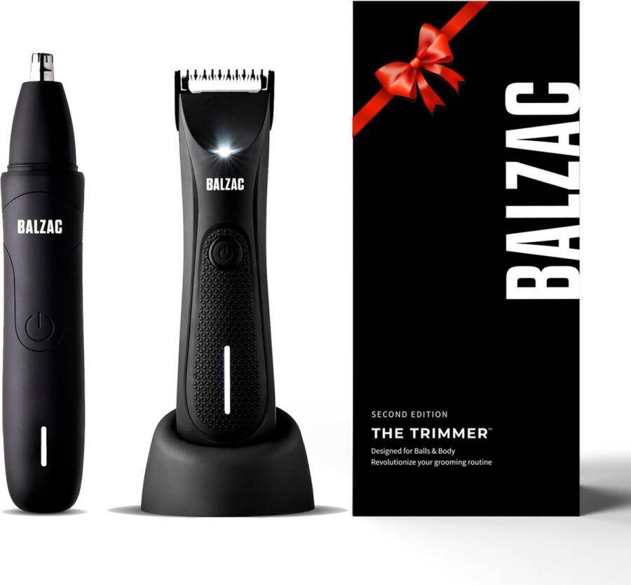BALZAC™ Essential Neustrimmer & Bodygroomer Mannen Waterdicht Body Trimmer Heren Manscaped Schaamhaar Trimmer Mannen